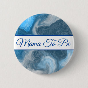 Mama moet worden Button Baby shower van jongen