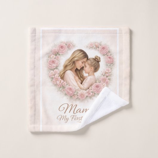 Mama — Mon Premier Chez Moi | Fleurs de Mère et Fi (Gant de toilette)