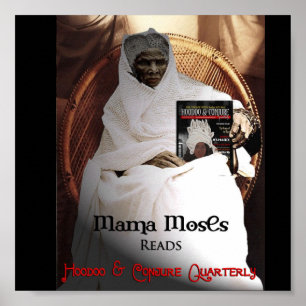 Mama Moses leest driemaandelijks Hoodoo en Conjure Poster