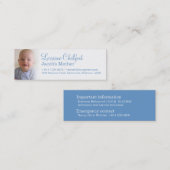 Mama / mummie bellen slanke informatiekaarten (Voorkant / Achterkant)