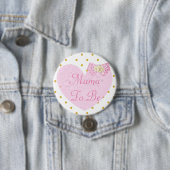 Mama naar Baby shower Button (In situ)