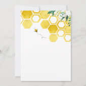 Mama naar Bee Baby shower per Mail Kaart (Achterkant)