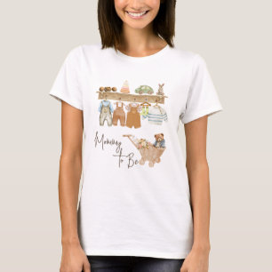Mama naar de kinderkamer, Teddybeer, Babykleding T-shirt