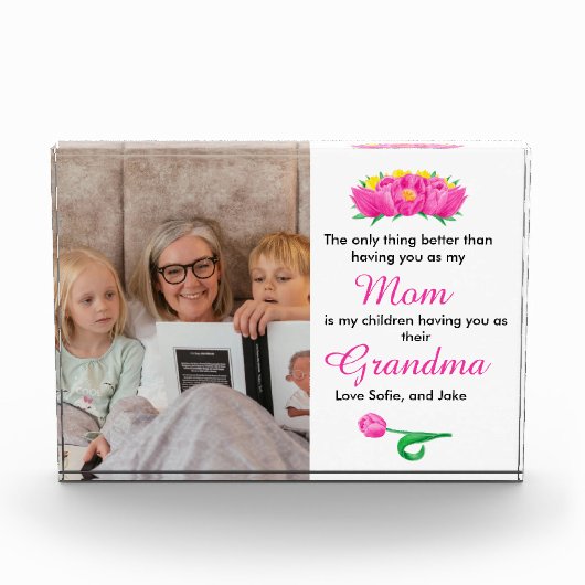 Mama naar oma: het enige wat beter is fotoblokken (Voorkant)