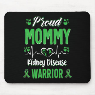 Mama Nierziekte Warrior Awareness Lint Groen Muismat