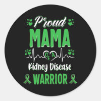 Mama Nierziekte Warrior Awareness Lint Groen