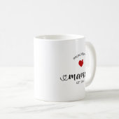 Mama Nieuw Moeder Cadeau Koffiemok (Voorkant rechts)