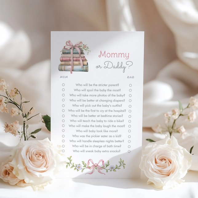 Mama of papa Pink Bow wildflower Verhalenboek spel (Creator heeft geüpload)