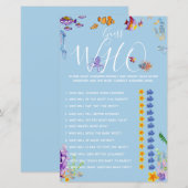 Mama of papa speelde onder het Zee Baby shower (Voorkant / Achterkant)