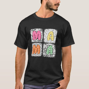 Mama Oma Dalmatische Stippen Patroon Moederdag T-shirt