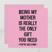 Mama & Oma, Sweet Moederdag Kaart Gift Idee (Voorkant / Achterkant)