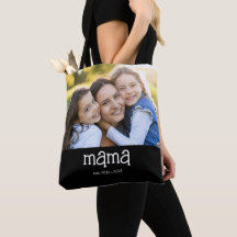 Mama Opgericht Script Zwarte Foto