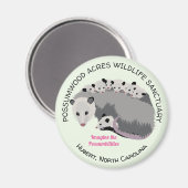 Mama Opossum magneet (Voorkant / Achterkant)