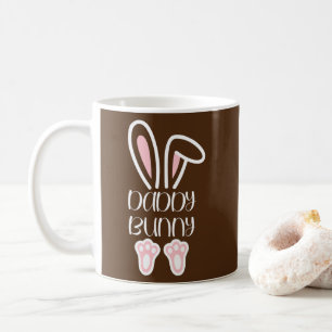 Mama papa Bunny Paasdag Pap Zwangere mama Koffiemok