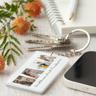 Mama Photo Collage Acrylische Sleutelhanger Moeder