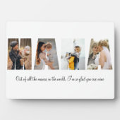 Mama Photo Collage Plaque pour la fête des mères (Devant)