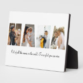 Mama Photo Collage Plaque voor Moederdag Fotoplaat (Zijkant)