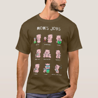 Mama Pig Boerderij Farmer mama Moederdag T-shirt