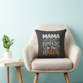 Mama Pumpkins Patch Halloween-ontwerp_1 Kussen (Stoel)