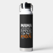 Mama Pumpkins Patch Halloween-ontwerp_1 Waterfles (Voorkant)