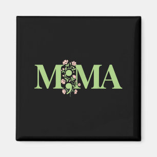 Mama puntkomma geestelijke gezondheidsbewustzijn b magneet
