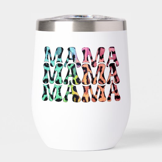 Mama Rainbow Empreinte de léopard (Avant)