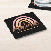 Mama Rainbow Kartonnen Onderzetters (Gebogen)