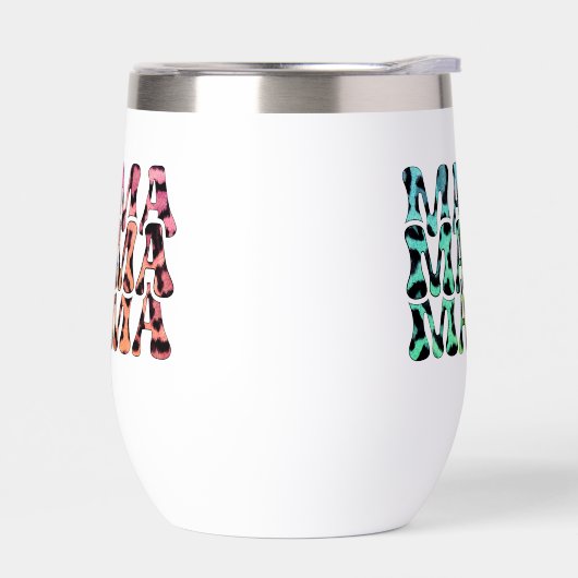 Mama Regenboog Luipaard Print (Links)