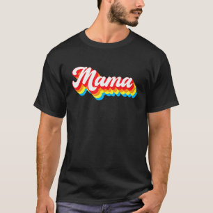 Mama Retro Moederdag Birthday T-shirt