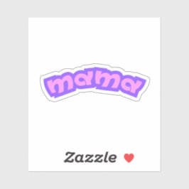 Mama | Roze moeder nieuwe moeder mama Sticker