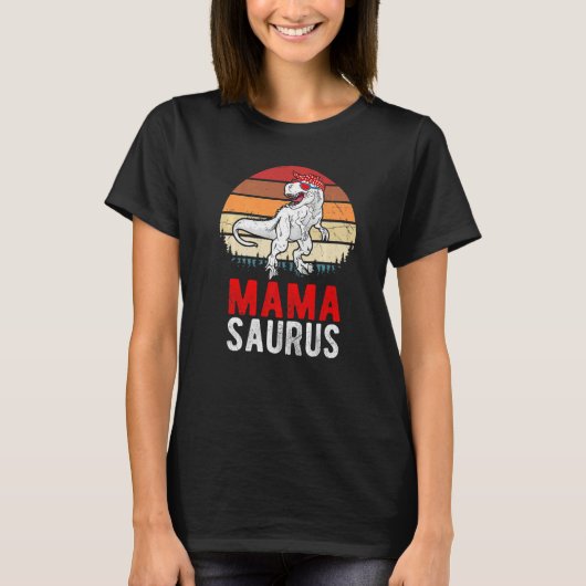 Mama Saurus  Vintage Dinosaurs Dinosaurs T-shirt (Voorkant)