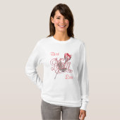 Mama script en Roos T-shirt (Voorkant volledig)