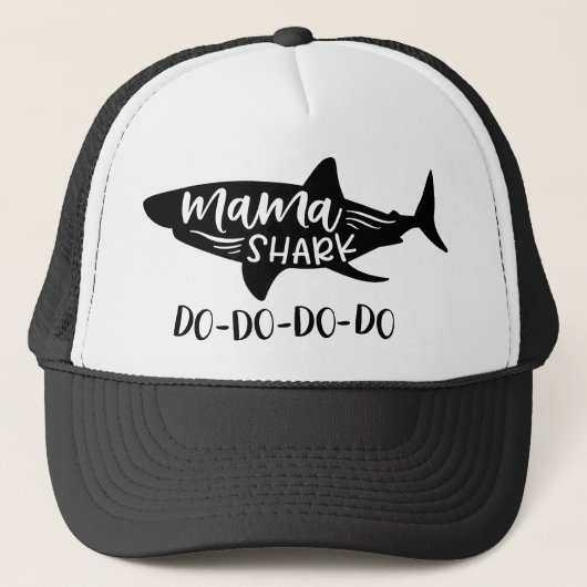 Mama Shark Do-Do-Do-Do-Do mammie Shark Funny Trucker Pet (Voorkant)