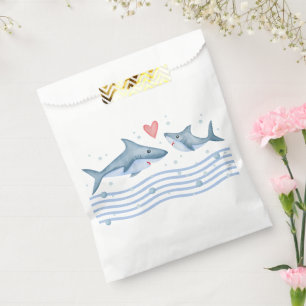 Mama Shark en Baby Shark Baby shower Favor Tassen Bedankzakje