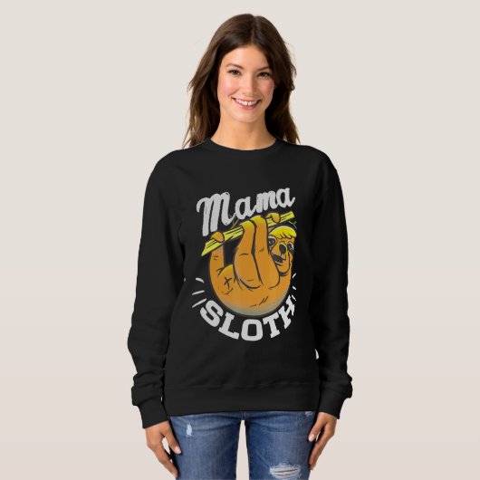 Mama Sloth Trui (Voorkant volledig)