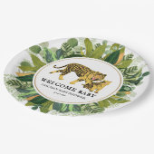 Mama Tiger Botanical Baby shower Paper Bord (Gekanteld)