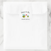 Mama to Bee - Autocollant rond (Sac)
