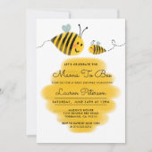Mama to Bee Baby shower Invitation | Bourdon (Devant)