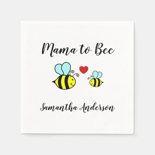 Mama to Bee - Cocktail servet (Voorkant)