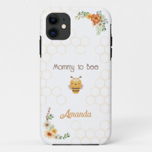 Mama to bee Cute Personalized iPhone 11 Hoesje