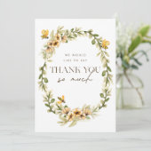 Mama to Bee Flat Downloadbaar Dank u kaart (Staand voorkant)