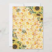 Mama to Bee Genre Neutre Baby shower Invitation (Dos)