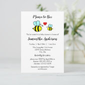 Mama to Bee - Invitation Baby shower 3x5 (Debout devant)