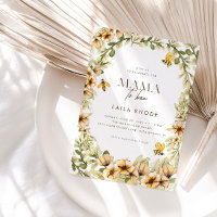 Mama to Bee Spring Baby shower Invitation