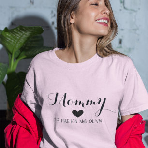 Mama Trendy mama, Kinder Names Moederdag Gift T-shirt