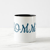 mama tweekleurige koffiemok (Center)