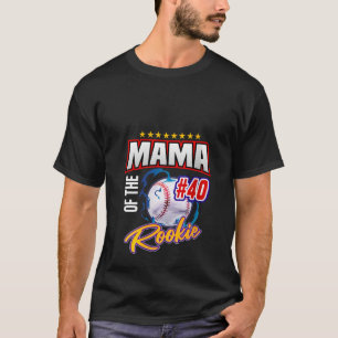 Mama van de 40e verjaardag basketbal thema 40 jaar t-shirt