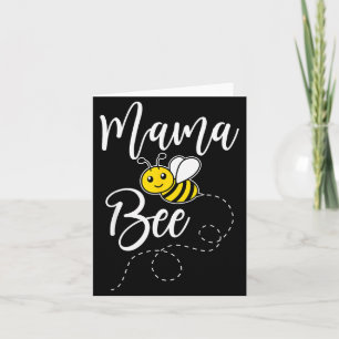 Mama van de Bee Day Girl Hive Familie Bijpassende Kaart