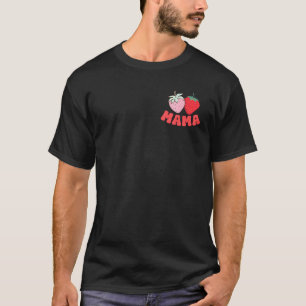 Mama van de bes eerste verjaardag van meisje aardb t-shirt