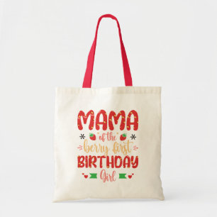 Mama van de bessen Verjaardag Sweet Mom Aardbeien Tote Bag